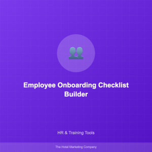 Employee Onboarding Checklist Builder
