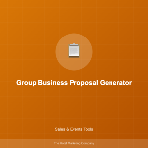 Group Business Proposal Generator