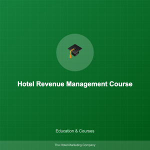 Hotel Revenue Management Course