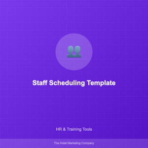 Staff Scheduling Template (Front Desk & F&B)